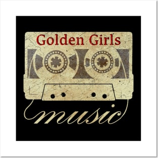 cassette tape Golden Girls vintage, ElaCuteOfficeGirl, Posters and Art